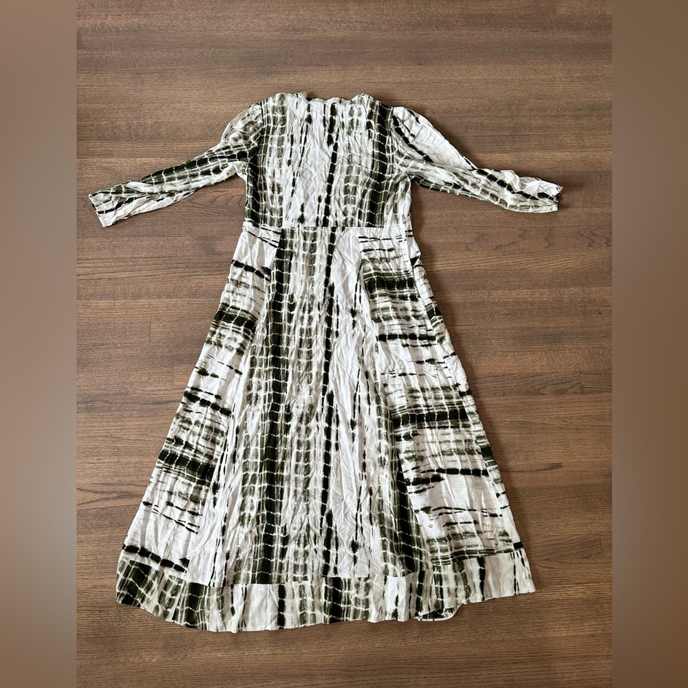 NEW Soft Surroundings Melody Maxi Dress Green Tye Die-Size Medium - Picture 3 of 11